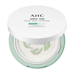 積雪草純物理涼感防曬氣墊SPF50+ AHC SAFE ON Mild Sun Cushion SPF50+