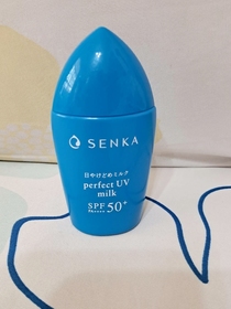 Ck sunny - SENKA 專科 全效抗汗防曬乳SPF50+/PA++++ 使用心得圖片