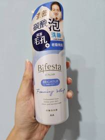 愛將1236 - Bifesta 碧菲絲特 碧菲絲特抗暗沉碳酸泡洗顏 使用心得圖片