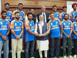 In Pics: PM Narendra Modi's chat session with Rohit Sharma, Virat Kohli and co:Image