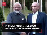 PM Modi meets Putin for private dinner at Presidential Palace:Image