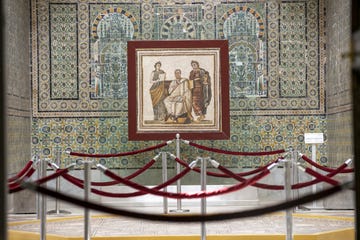 tunis, tunisia september 14 a view of mosaic art at the bardo national museum, one of the most important mosaic museums in the world, renewed and opened after 2 year break in tunis, tunisia on september 14, 2023 photo by yassine gaidianadolu agency via getty images