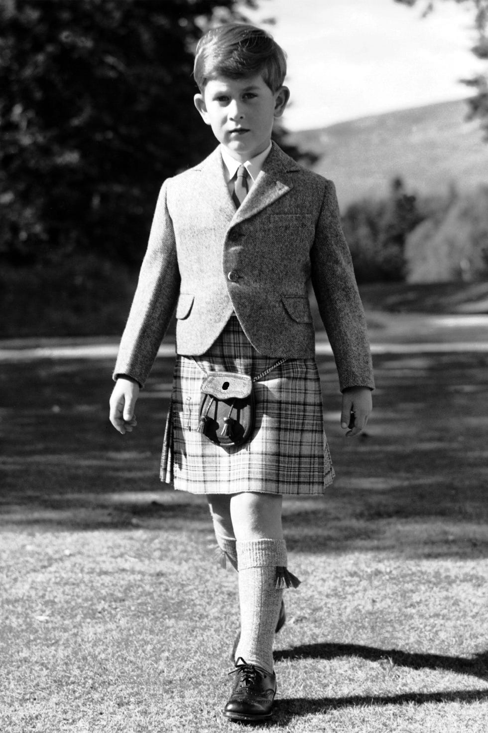 Prince Charles At The Age Of 7 In 1955