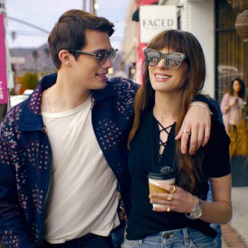 a man and woman posing for a picture