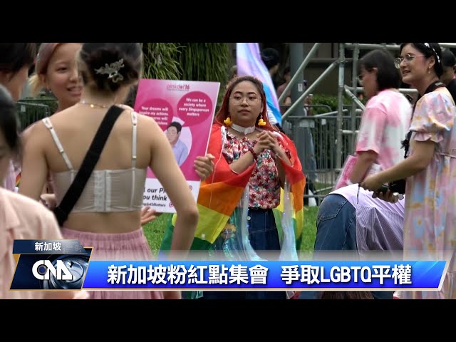 新加坡粉紅點集會 爭取LGBTQ平權