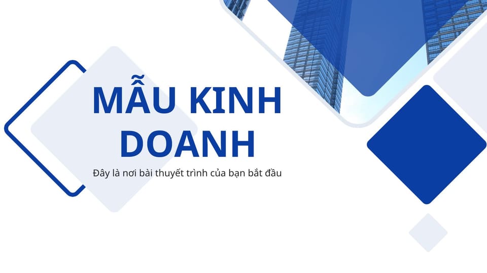 mẫu powerpoint Bản Trình Bày Tóm Tắt Công Việc Kinh Doanh Của Công Ty Màu Xanh -trang 0