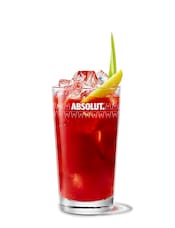 Bloody Mary against white background