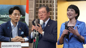 日自民黨總裁選舉第一輪投票結束 高市早苗 石破茂進入第二輪決選