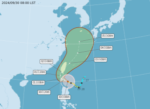 山陀兒颱風讓台北也有陣風！鄭明典：小心掉落物