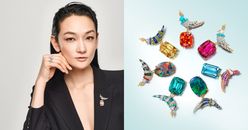 日本超模始祖富永愛成Tiffany品牌大使！黑西裝大秀經典「石上鳥」胸針