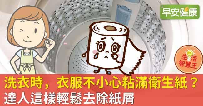 洗衣時，衣服不小心粘滿衛生紙？達人這樣輕鬆去除紙屑