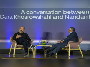 Dara Khosrowshahi and Nandan Nilekani