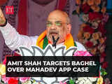 'Bhupesh Baghel did scam worth Rs 508 cr in Mahadev app case': HM Amit Shah in Chhattisgarh