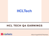 HCL Tech Q4 Results: PAT rises marginally to Rs 3,995 crore, misses estimates