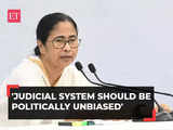 'Don't intend to humiliate, but...': Bengal CM Mamata says judiciary must be free from 'political bias'