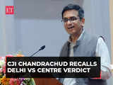 CJI Chandrachud recalls Delhi vs Centre verdict: 'Applied concept of Constitutional morality…'