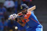 Virat Kohli hits his first half-century of T20 World Cup to resurrect India's innings