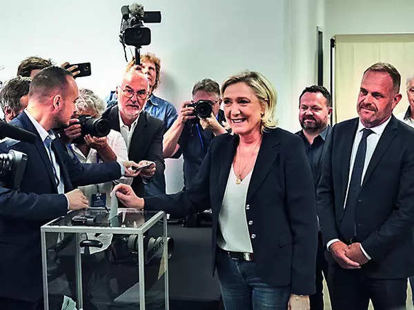 High Turnout in French Election as Far Right Eyes Historic Victory