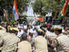 Congress MPs meet Birla, Naidu over their 'ill-treatment' by police during Delhi protests