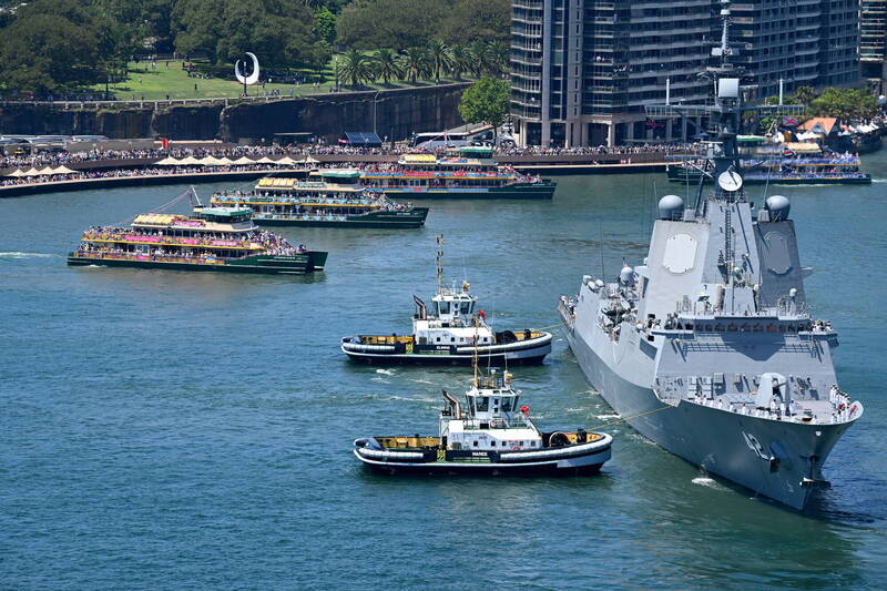 澳「雪梨號」驅逐艦已搭載NSM反艦飛彈 「戰斧」飛彈今年起服役