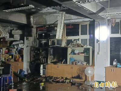 澎湖馬公國中暗夜爆炸失火！ 疑童軍教室露營用瓦斯罐惹禍