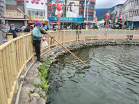 花蓮玉里圓環水池魚隻翻肚死亡 公所籲酌量餵食