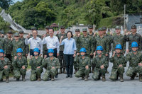 參觀馬祖國際藝術島 蔡總統邀民眾感受島嶼魅力