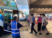 新社花海暨台中國際花毯節 首週發出近1400班接駁車