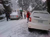 合歡山雪季62天 下雪或路面結冰禁止車輛通行