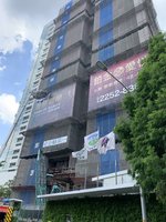 台中七期建案工地起火  1人嗆傷、火勢撲滅