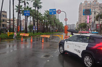 台南市區驟雨 大同地下道一度積水封閉