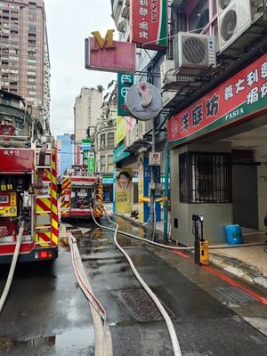 北市南陽街餐廳火警 3女員工燙傷送醫治療