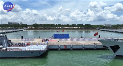 中國俄羅斯海上聯合演習 2俄艦抵達廣東湛江港