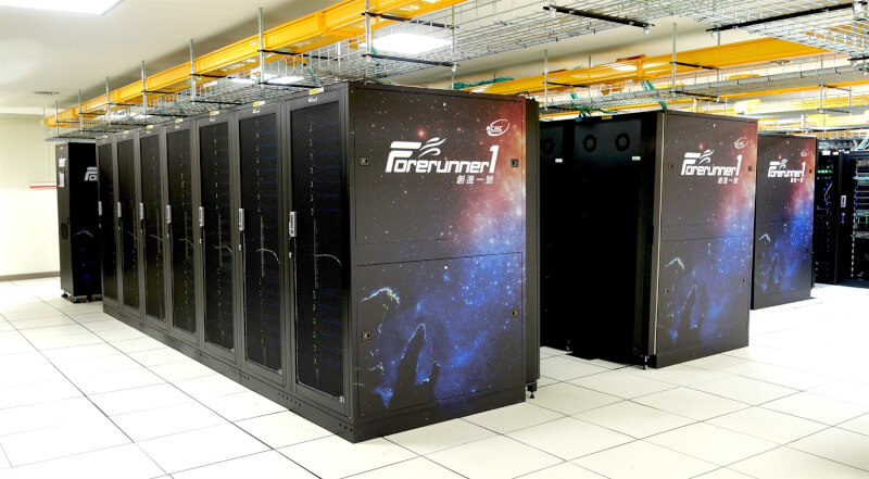 國網中心建置的新一代超級電腦「創進一號」7月開始提供服務。（國網中心提供）