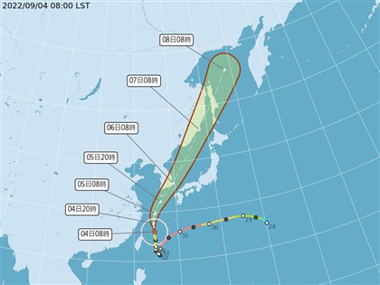 颱風軒嵐諾陸警解除 持續北上預估入夜後解除海警