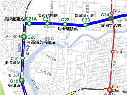 高雄輕軌美術館至愛河之心站勘查測試 林欽榮：拚10月通車