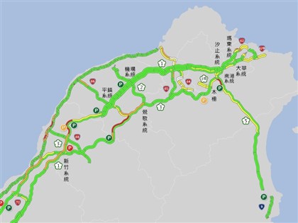 中秋連假首日 國道部分路段現車潮