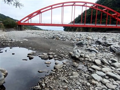金崙溫泉再度消失 專家研判颱風造成河床墊高