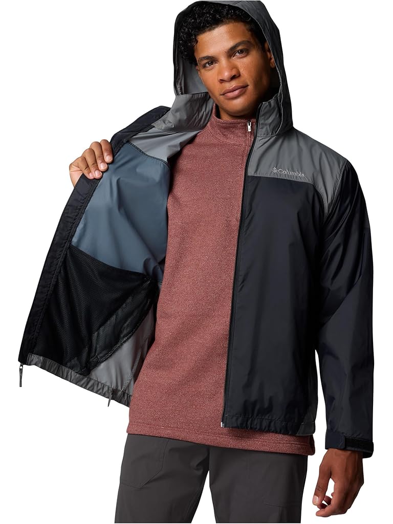 Black Columbia Glennaker Lake II Rain Jacket