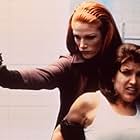 Angie Everhart and Kathy Christopherson in Executive Target (1997)