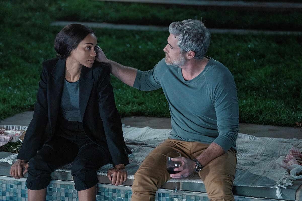 Zoe Saldana and Dave Annable in Special Ops: Lioness (2023)