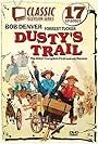Bob Denver, William Cort, Ivor Francis, Jeannine Riley, Lori Saunders, Forrest Tucker, and Lynn Wood in Dusty's Trail (1973)