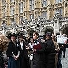 Helena Bonham Carter, Anne-Marie Duff, Romola Garai, Sarah Gavron, and Carey Mulligan in Suffragette (2015)