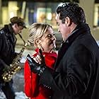 Dean Cain and Melissa Joan Hart in Broadcasting Christmas (2016)