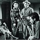 Ricardo Montalban, Howard Da Silva, Charles McGraw, and Lynn Whitney in Border Incident (1949)