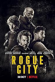 Stanislas Merhar, David Belle, Lannick Gautry, and Kaaris in Rogue City (2020)