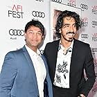 Dev Patel and Saroo Brierley at an event for Lion (2016)