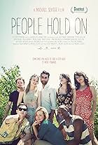 Katie Boland, Jonathan Malen, Al Mukadam, Noah Reid, Chloe Rose, Paula Brancati, Ashley Leggat, and Mazin Elsadig in People Hold On (2015)