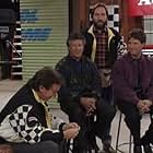 Tim Allen, Mario Andretti, Michael Andretti, and Richard Karn in Home Improvement (1991)