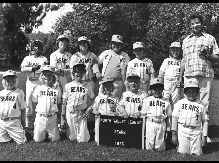 "Bad News Bears" Quinn Smith,Eric Blunt, David Pollock, Chris Barnes Alfred Lutter, George Gonzales,Tatum O'Neal,Jaime Escobedo 1976 Paramount